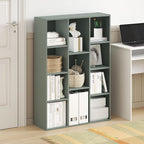Furinno LUDER Book Shelf, 11-Cube Bookshelf, Reversible Bookcase, 9.4 x 29.1 x 41.7, Easy Assembly, for Living Room, Bedroom,