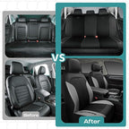 Skechers Car Seat Covers,GOGA Mat Oxford Cloth Seat Covers,Waterproof Car Seat Covers Full Sets,Automotive Universal Fit Seat