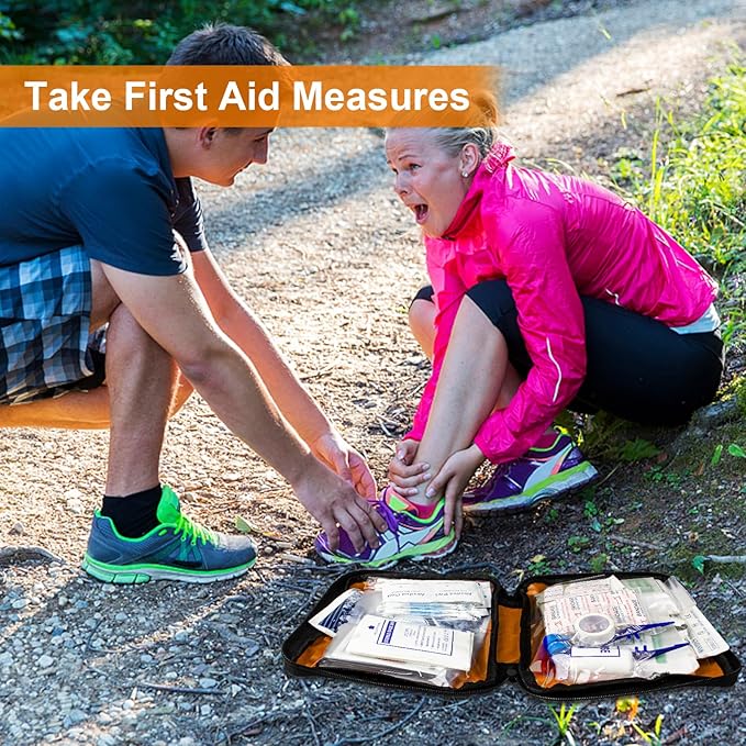 300Piece Portable First Aid Kit Refill Supplies for Car Mini Caming Emergency First Aid Kits Hiking Survival Essential for Ou