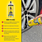 Fix-A-Flat S60410 Aerosol Emergency Flat Tire Repair and Inflator, for Compact Tires, Eco-Friendly Formula, Universal Fit for