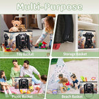 Reusable Grocery Bag Foldable Shopping Tote Bag with Handles Reusable Shopping Bags Large Kitchen Grocery Bags