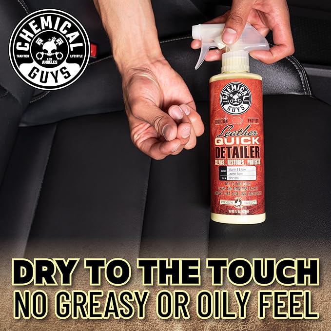 Chemical Guys SPI21616 Leather Quick Detailer for Car Interiors, Furniture, Apparel, Shoes, Sneakers, Boots, and More (Works 