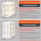 Dutiplus Medicine Organizer 3-Tier Shelves Cabinet Storage Rack Organizer for Holding Vitamins, Supplements, Cosmetics 10.82"