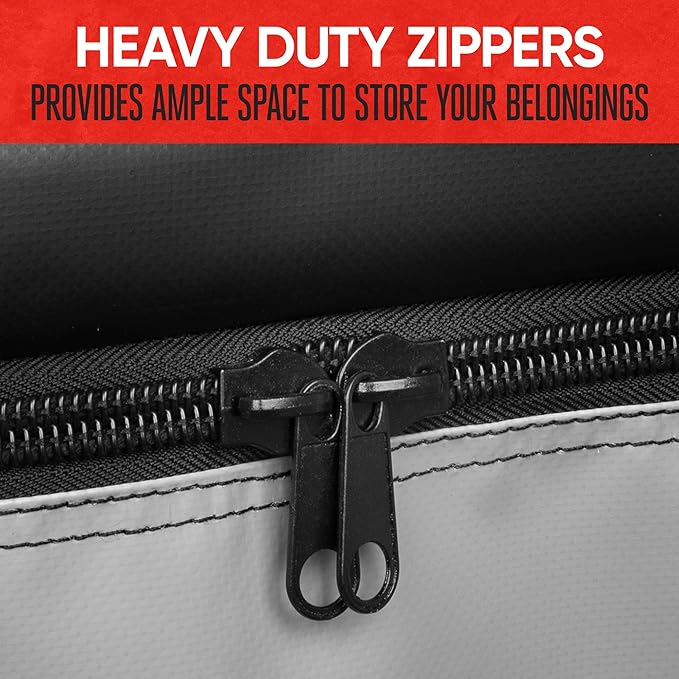 Motor Trend Rooftop Cargo Carrier - Heavy Duty Roof Rack with Adjustable Straps, Waterproof Soft Top Cargo Bag for Vehicle