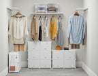 HOMIDEC Shoe Rack, 6 Tier Shoe Storage Cabinet 24 Pair Plastic Shoe Shelves Organizer for Closet Hallway Bedroom Entryway