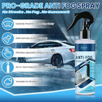 Glass Anti Fog Spray for Car Windshield - Windows Defogger Instantly Prevents Fog on Glasses, Car Windows & Mirrors - Streak-