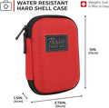 Thrive Mini First Aid Kit - Compact Travel Essentials Pack - Waterproof Camping Essentials Set - Portable Car First Aid Kit &