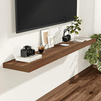 Vivelove Rustic Floating Shelves for Wall 12 Inch Deep, 47.2" X 12" X 1.5" Floating Shelf, 2 Inch Thick Shelf for Living Room