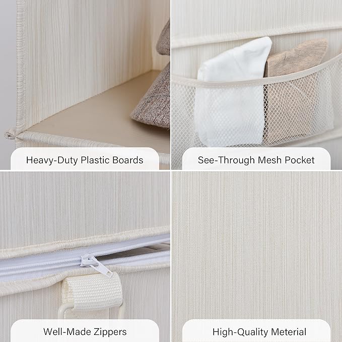 StorageWorks 6-Shelf Closet Organizers, Two 3-Shelf Separable Hanging Shelves for Closet, 12" D x 12" W x 48 ¼"H, Mixing of B