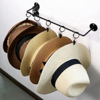 CAPHONT Hat Rack for Baseball Cap Organizer with 24 Hooks, Modern Metal Hats Storage Wall Mounted Caps Hanger for Closet Door
