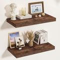 Vivelove 12 Inch Deep Floating Shelves for Wall, 16" Long Wall Shelves with Invisible Brackets, for Living Room Bedroom Bathr