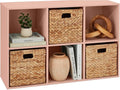 Best Choice Products Kids Bookcase 6-Cube Storage Organizer, 11in Shelf Opening, Bookshelf, Toy Storage, Customizable w/ 3 Re