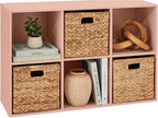 Best Choice Products Kids Bookcase 6-Cube Storage Organizer, 11in Shelf Opening, Bookshelf, Toy Storage, Customizable w/ 3 Re