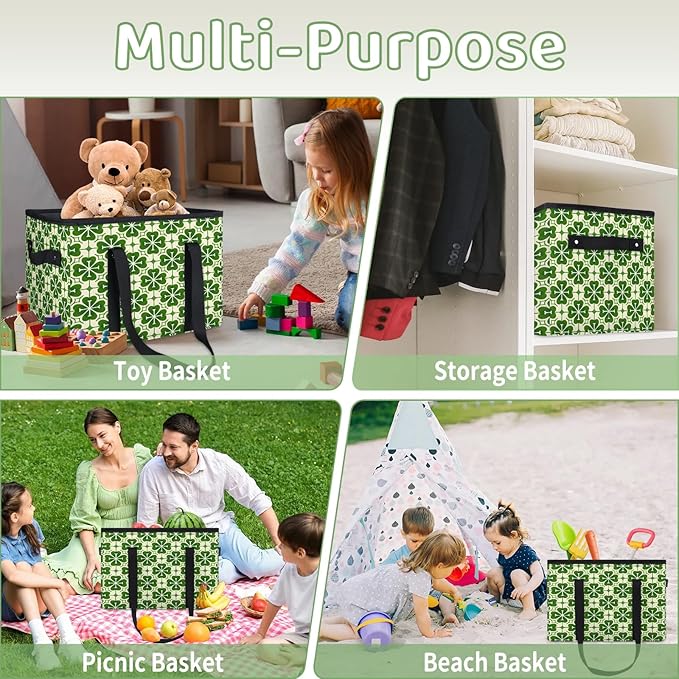 Reusable Grocery Bag, Foldable Large Shopping Tote Bag for Groceries Kitchen Picnic Car Trunk