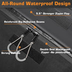 Sailnovo Car Rooftop Cargo Carrier Roof Bag 20 Cubic Feet Waterproof Car Top Carrier, Fits Most Vehicle with/Without Rack, Include Anti-Slip Mat,6 Reinforced Straps,6 Door Hooks