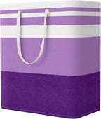 StorageRight Large Collapsible Laundry Basket Hamper with Easy Carry Handles，Freestanding Clothes Hampers for Laundry, Bedroo