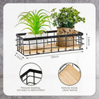 Funrous 2 Pcs Metal Small Wire Basket Wall Hanging Wire Basket Hang Small Bathroom Kitchen Storage Organizer Toilet Paper Mes