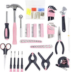 86-Piece Household Hand Tool Set with Roll-Up Bag – Tool Kit with Screwdrivers, Pliers, Wrenches, and More – Great for the Ho