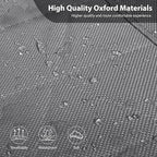 CAR PASS Gray Oxford Bling Diamond Car Seat Covers Full Set Interior Sets, Waterproof Shining Glitter Sparkly Crystal Univers