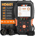 ANCEL Heavy Duty Truck Scanner HD601 All System Diesel Diagnostic Scan Tool fits for Cummins, Detroit, Freightliner,