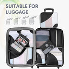 10 Set Packing Cubes for Travel, Gifts for Women Mom,Anti-Tearing Suitcase Organizer for Luggage with Shoe & Hanging Toiletry