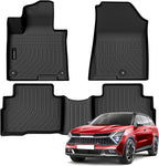 Auxko All Weather Floor Mats Fit for Kia Sportage Hybrid 2023 2024 2025 2026 TPE Rubber Liners Accessories All Season Guard Odorless Floor Mats