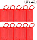 50 Pack Luggage Tags for Suitcases, Airplane Travel Essentials for Flying, International Travel Must Haves, and Luggage Acces