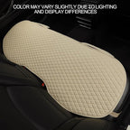 West Llama Linen Car Seat Covers,Bottom Seat Covers for Cars Include 1 Pair Front Driver Seat Pad Mat and 1 Rear Bench Cover 