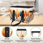 Reusable Grocery Bags Heavy Duty Shopping Bags Foldable Large Tote Bags with Long Handles & Hard Bottom