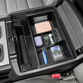 EDBETOS Center Console Organizer Tray Compatible with GMC Sierra 1500 Accessories/Silverado 1500 2014-2018 / Silverado 2500/3500 HD 15-19 /Suburban/Tahoe/Yukon 15-20 Armrest Storage Box (Black Trim)