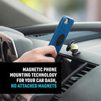 Nite Ize Steelie Orbiter Dash Kit - Magnetic Dashboard Phone Mount - Easy-to-Use & Durable Cell Phone Car Holder