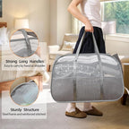 Collapsible Laundry Baskets with Easy Carry Handles, 95L Clothes Hamper for Storage, Foldable Laundry Basket Tear-proof, Larg