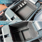 CDEFG for 2022 2023 2024 2025 2026 Ford Maverick Center Console Organizer Tray for 2022-2026 Maverick Armrest Trays Storage B