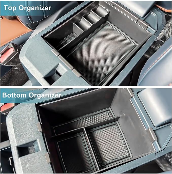 CDEFG for 2022 2023 2024 2025 2026 Ford Maverick Center Console Organizer Tray for 2022-2026 Maverick Armrest Trays Storage B