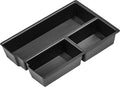 Vehicle OCD - Lower Center Console Organizer Tray for Dodge RAM 1500 (2009-18), RAM 2500/3500 (2010-18), RAM 1500 Classic (2019-24)(full console w/bucket seats ONLY) - Made in USA - SLX131
