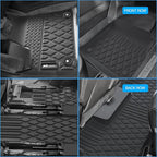 Nilight TPE Floor Mats for 2018 2019 2020 2021 2022 2023 2024 2025 Chevy Traverse Bucket Seats,All Weather Custom Fit Heavy Duty Floor Liners