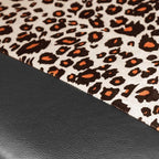 AUTOFAN Universal Fit Front Car Seat Covers (2-Pack) – Premium PU Leather with Leopard Print Design, Airbag Compatible, Easy 