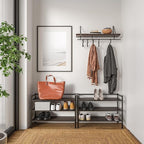 Seville Classics Sturdy Freestanding Storage Shelf for Bedroom, Closet, Entryway, Dorm Room Organizer Stackable Durable Metal