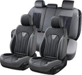 FLORICH Leather Seat Covers, Seat Covers Full Set, Car Seat Protectors 5 Seats, Automotive Seat Covers Fit for Most Cars Truc