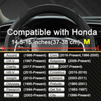 West Llama Customized Auto Car Steering Wheel Cover for Honda Accord Civic CR-V HR-V Pilot Fit Passport Odyssey 14.5-15inch(B