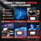 Launch OBD2 Scanner CRP123X Elite, 2026 Lifetime Update WiFi Scan Tool, Engine at SRS Airbag Scanner, 3 Resets Diagnostic