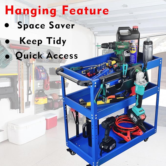 MUTUACTOR Power Tool Organizer,Heavy Duty 2 Bay Angle Grinder Stand Storage Rack,Quick Access Angle Grinder Rack,Anti-slip Po
