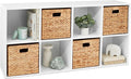 Best Choice Products 8-Cube Storage Organizer, 11in Shelf Opening, Bookcase, Display Shelf, Customizable w/ 3 Removable Back 