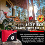 Protect Life Survival First Aid Kit for Home/Business, Camping Survival Kits | Mini Travel First Aid Kit | Camping Equipment 