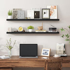 Heimlove Floating Shelves for Wall 40 Inch,Mounted Storage & Display Hanging Shelf with Invisible Brackets,for Bedroom,Living