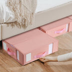 DIMJ Bed Sheet Organizers and Storage 8 Pack - Foldable Sheet Organizer for Linen Closet, Bedding Storage Box for organizatio