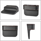 Black Multifunctional Car Cup Holder Car Seat Organizer Gap Filler Bottle Phone Storage Organizer