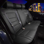 FH Group Car Seat Cover Cushion - Rear Seat Covers for Cars Trucks SUV, Faux Leather Car Seat Cushions, Waterproof Car Seat C
