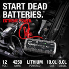 NOCO Boost X GBX155: 4250A UltraSafe Jump Starter - 12V Lithium Battery Booster Pack, Portable Jump Box, Power Bank & Jumper