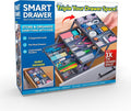 Ontel Smart Drawer Organizer - Multi-level Jewelry Holder, Cosmetics Organizer, or Office Drawer Organizer with Adjustable Di